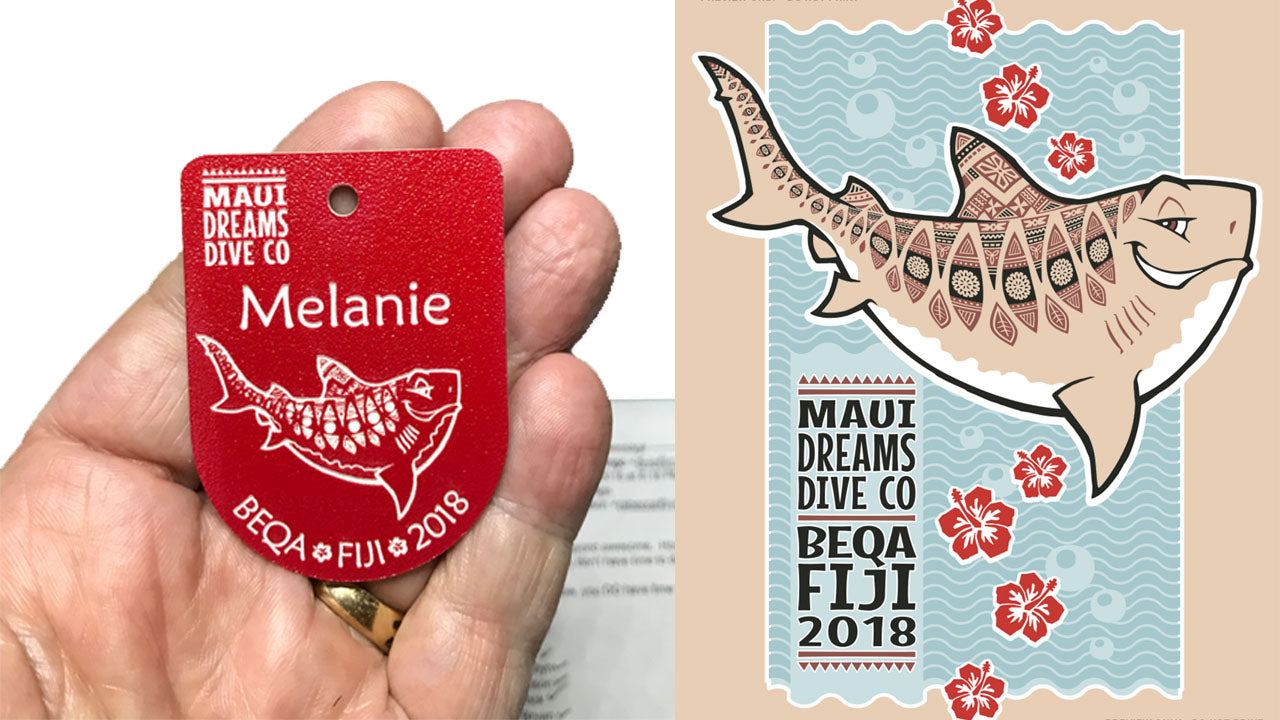 Dive Shop Custom Scuba Trip Tags