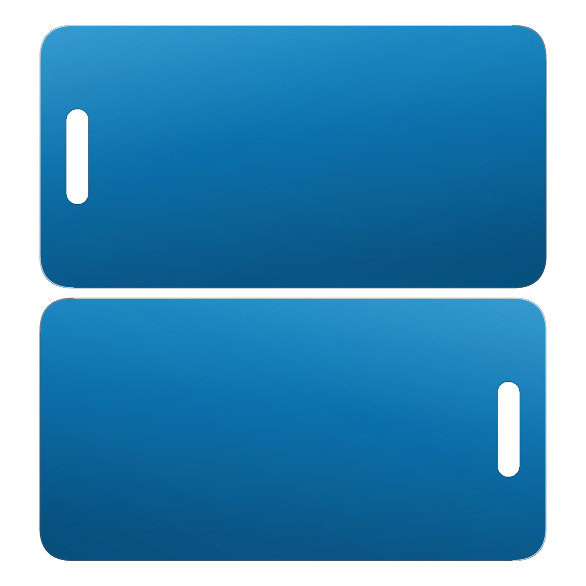 Aluminum Luggage Tag – 2" Wide