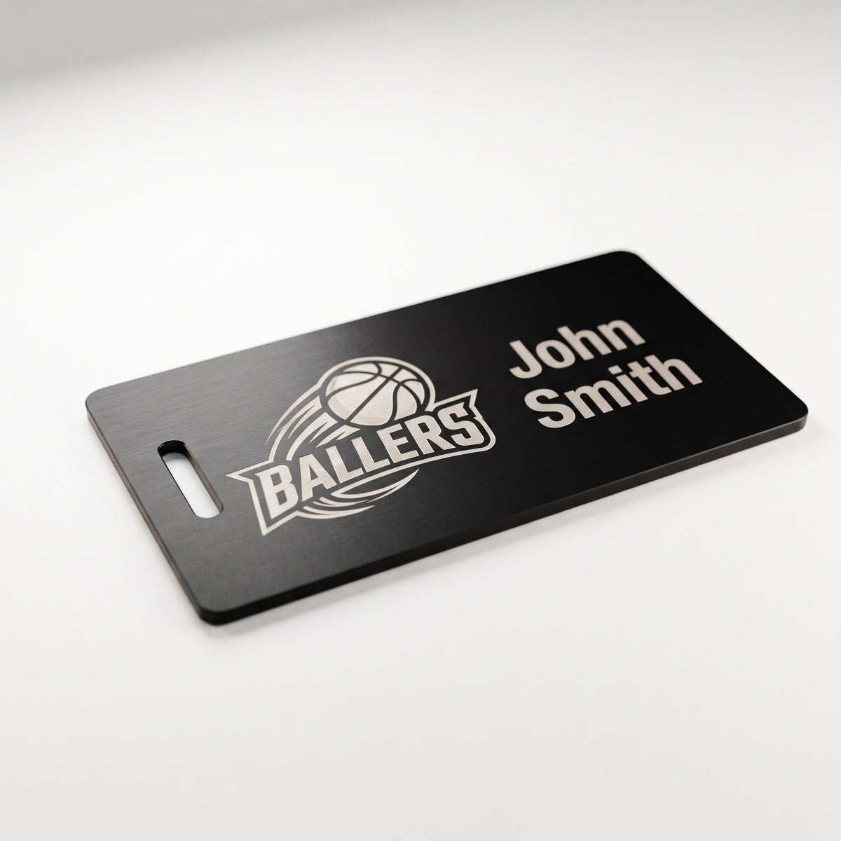 Aluminum Luggage Tag – 2" Wide