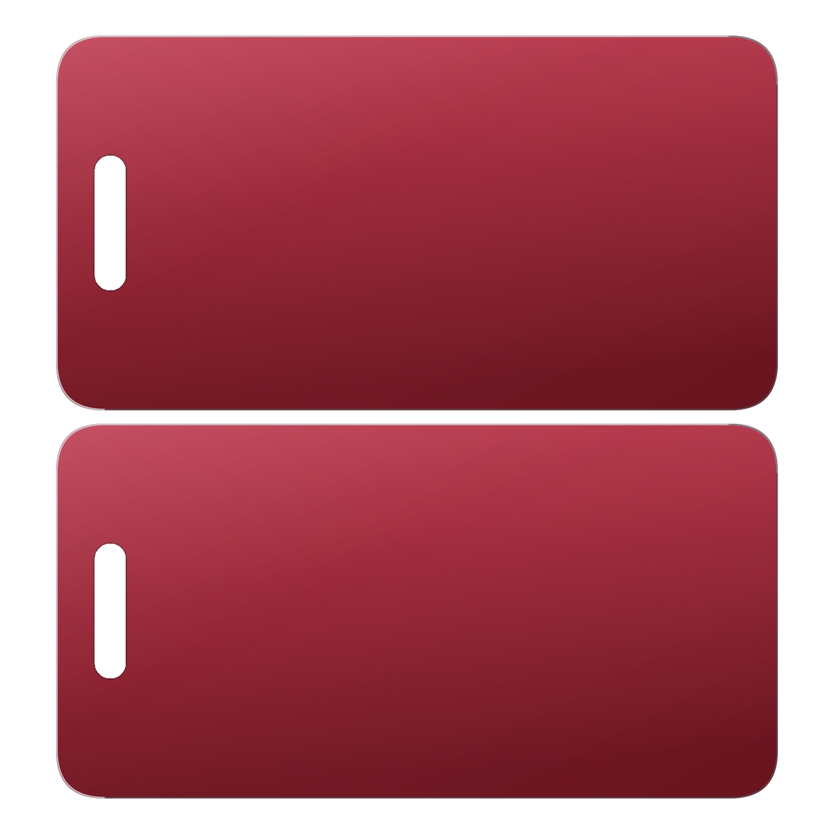 Aluminum Luggage Tag – 2" Wide