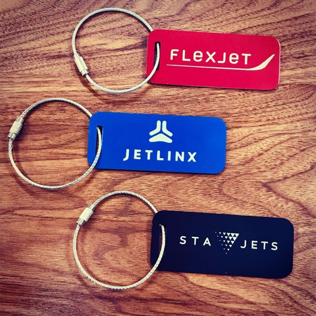 Metal Luggage Tag - Aluminum - Combo Pack