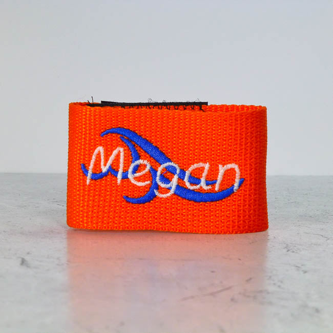 Personalized Embroidered Scuba Themed BCD Name Tag