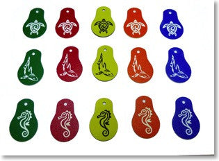 Examples of Scuba Zipper Tags from YourBagTag