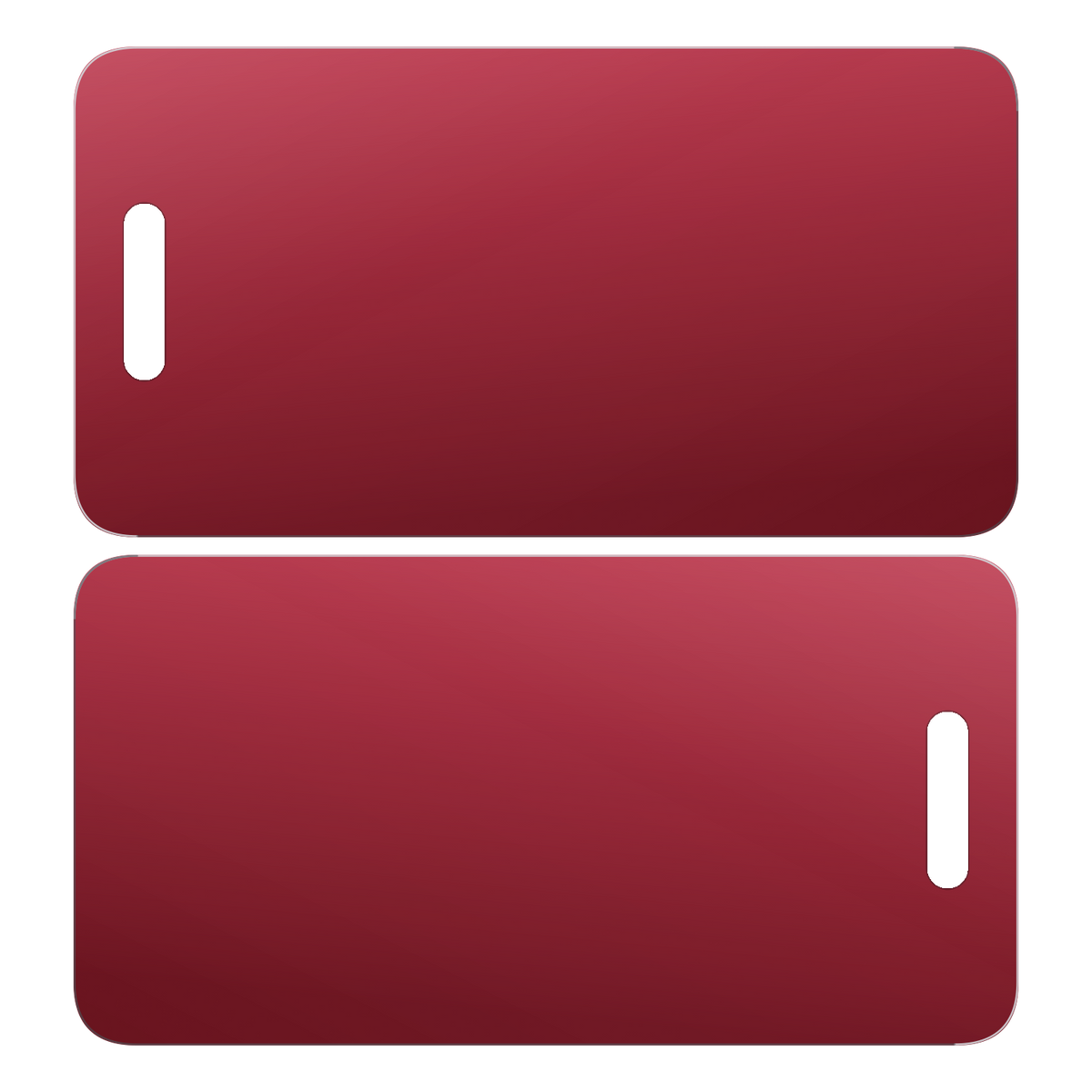 Aluminum Luggage Tag – 2" Wide