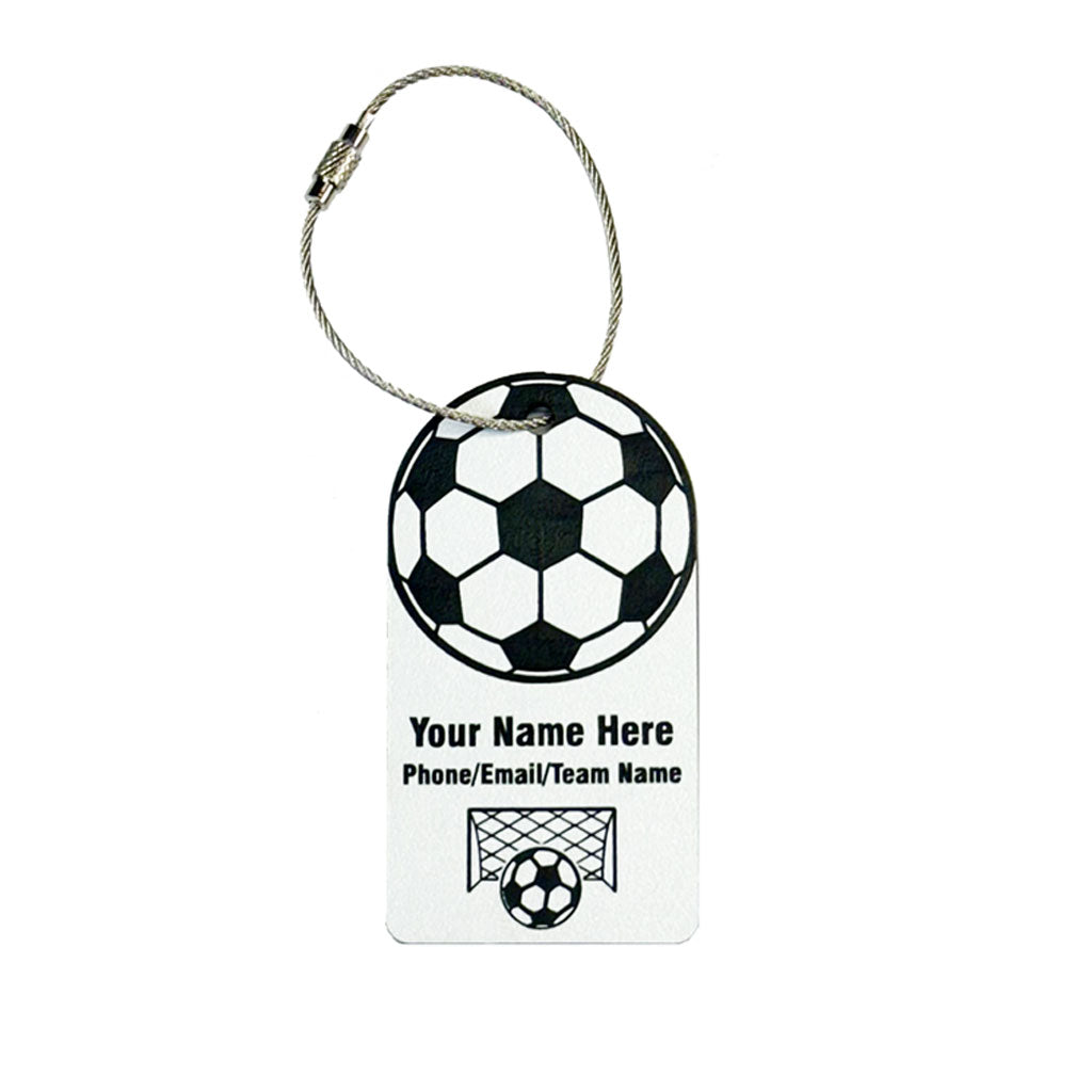 Personalized Soccer Gear Bag Tag