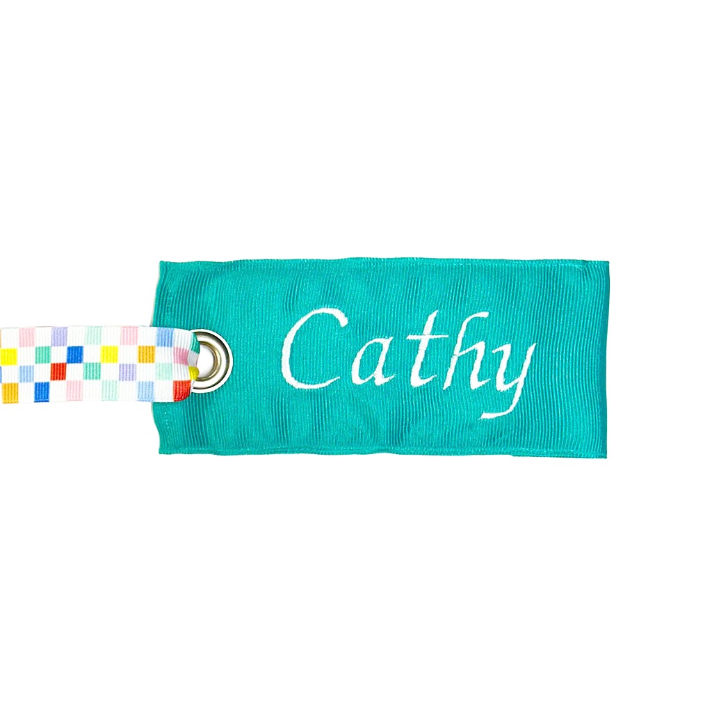 Teal Luggage Tag