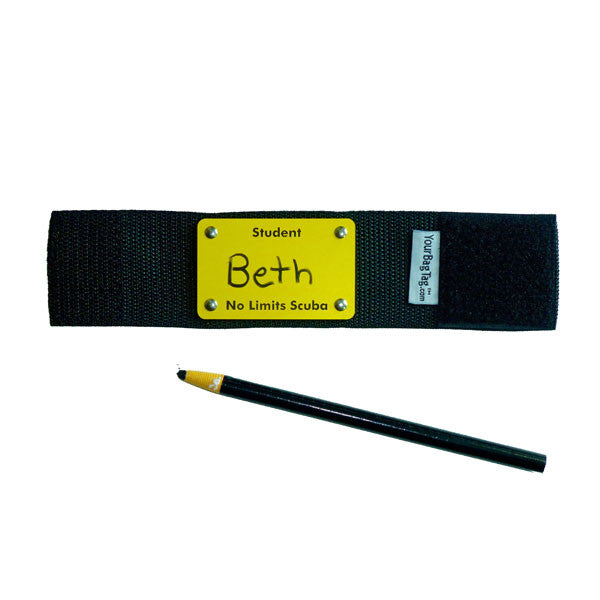 Scuba BC Slate Name Tags