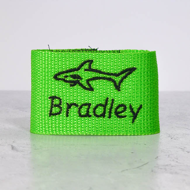 Personalized Embroidered Scuba Themed BCD Name Tag