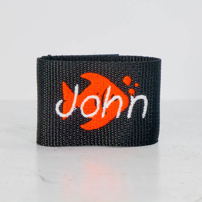 Personalized Embroidered Scuba Themed BCD Name Tag