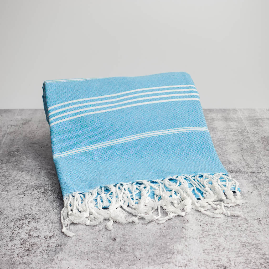 Turkish Cotton Beach Towels with Embroidered Name